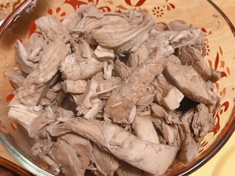 パサパサになった鶏胸肉を❤しぐれ煮に!